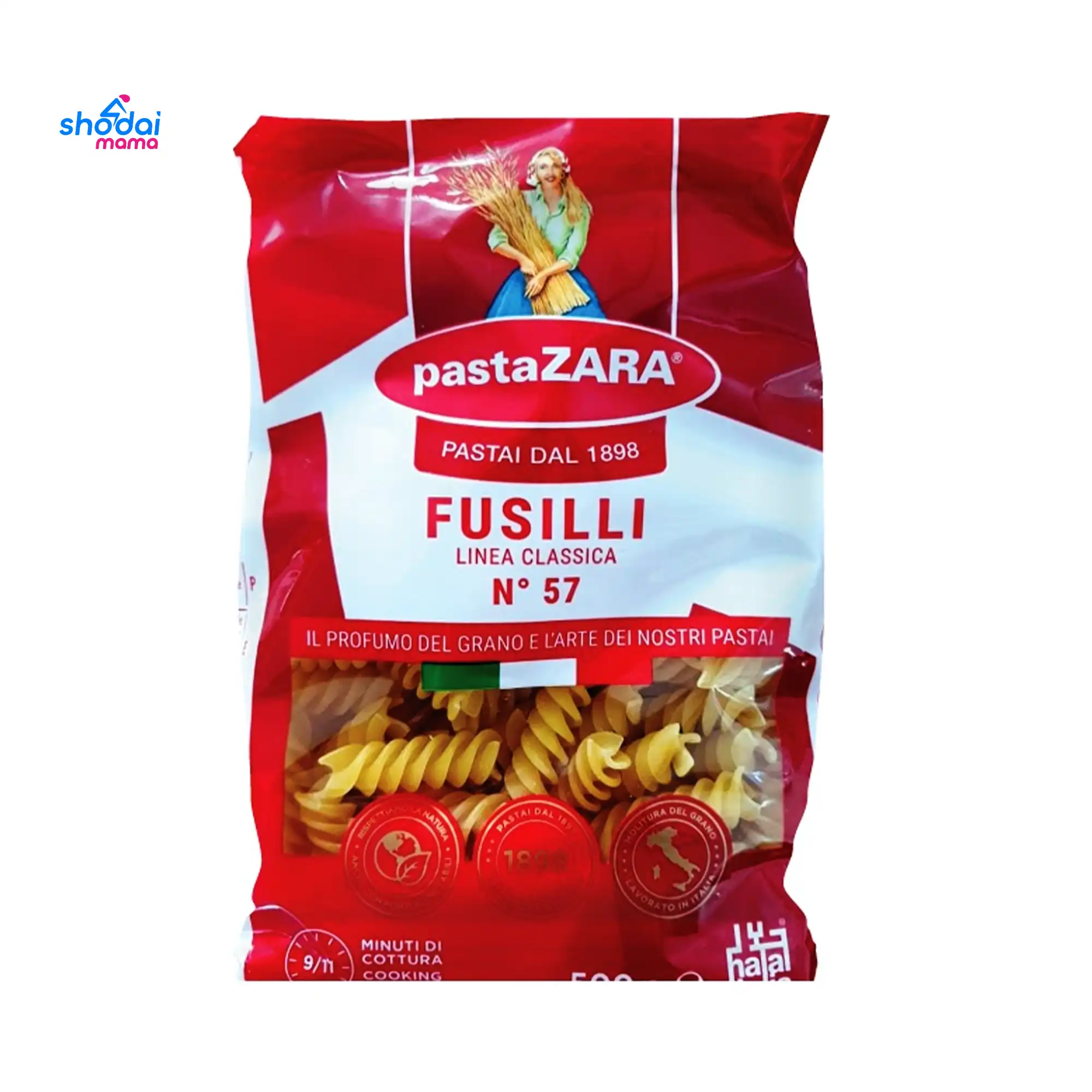 Pasta Zara Fusilli Linea Classica 500gm